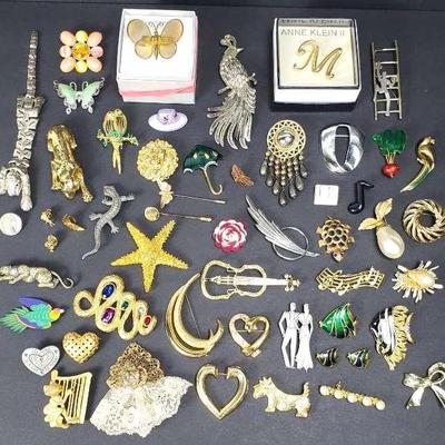 Costume Jewelry Brooches