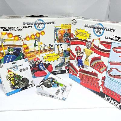 MarioKart Wii Knex Bowser’s Ultimate Castle, Track Set & Yoshi & Bowser Bikes