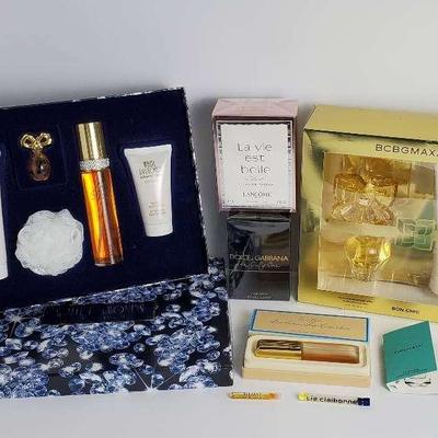 Sealed Dolce & Gabbana & Lancome Perfumes; Gift Sets- BCBG Max Azria & Elizabeth Taylor; More
