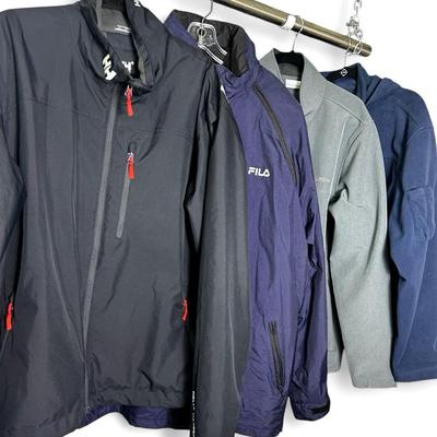 Helly Hansen, Fila, & More Outerwear Jackets (4)- Size XL-2XL