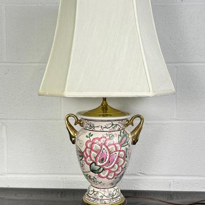 Asian Lamp 27”h