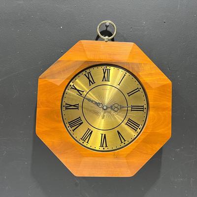 Vintage United Wood Wall Clock