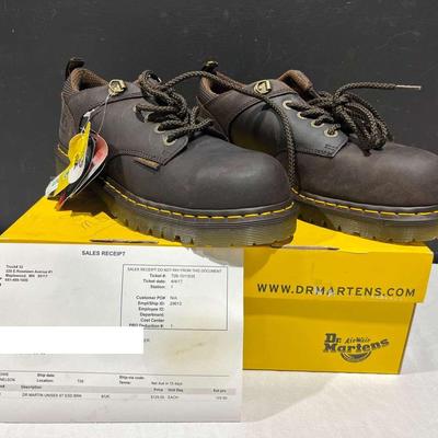 Dr Martin Unisex Steel Toe Air Wair With Bouncing Soles Men's Size 9