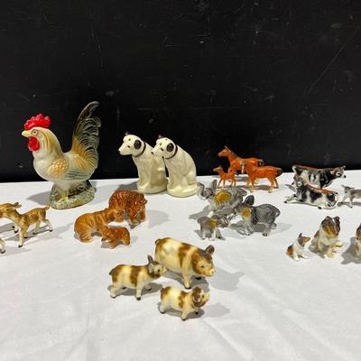 Vintage Bone China Miniature Family Figurines + More