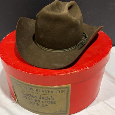 Cactus Jack’s Pure Beaver Fur Western Hat