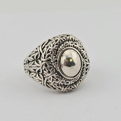 JAI By John Hardy Sterling Silver Ornate Ring