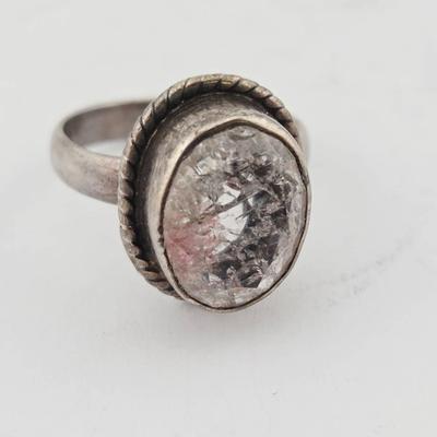Sterling Silver Quartz Ring