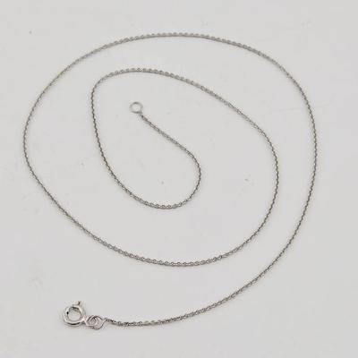 Sterling Silver Fine Link Necklace 