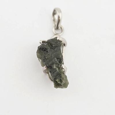 Sterling Silver Moldavite Pendant 