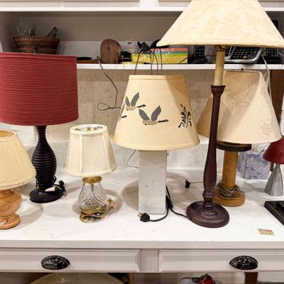 Wide variety of lamps available.