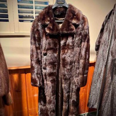 1960’s Custom Mink Fur Coat in Excellent Condition - handmade in Frankfort Germany.