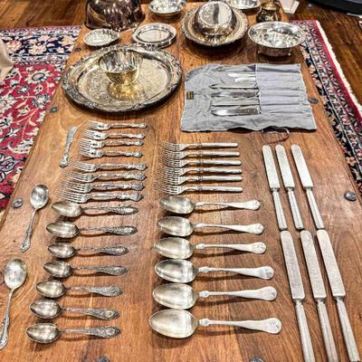Sterling silverware options.