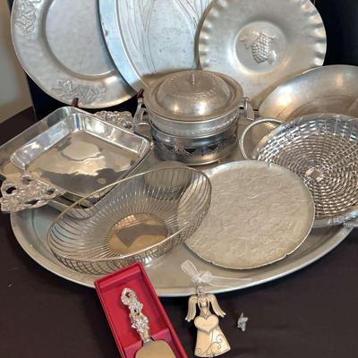 Wendell August Forge, Arthur Court & Hand-Wrought Pewter Serveware Collection