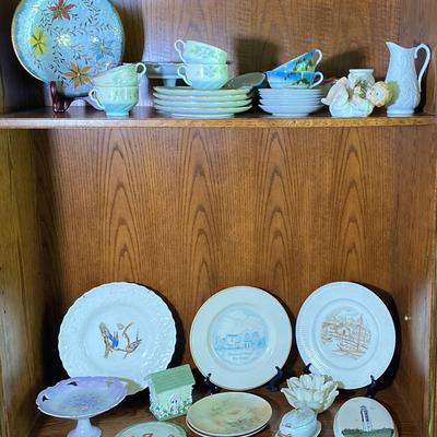 Hand Painted Trico & Koscherak Bros Bowl, Fenton Relish Dish, Luey Jones Set & More