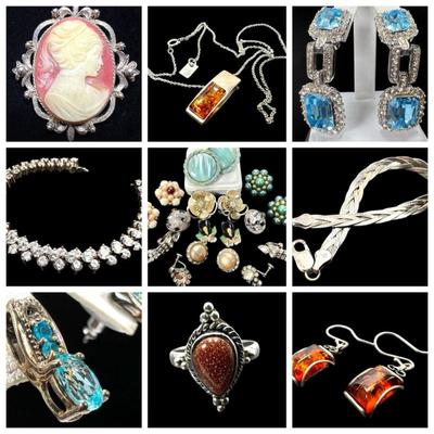 Jewelry Silver and Costume
