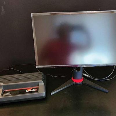 Onn 24" Monitor & Super Guard Laminator 2