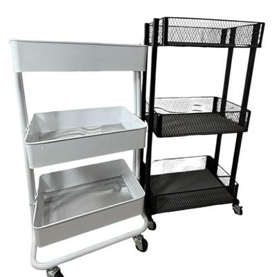 Two Classic Storage/Craft Carts 