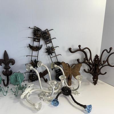 Collection Of Rustic/Farmhouse, Hardware, Hangers, And Hooks