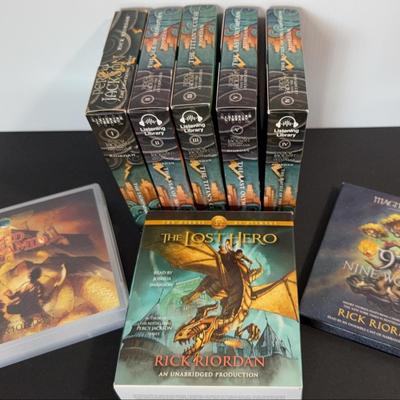 Rick Riordan Audiobook Lot – Percy Jackson, Magnus Chase & More! 9 Unabridged Fantasy CDs