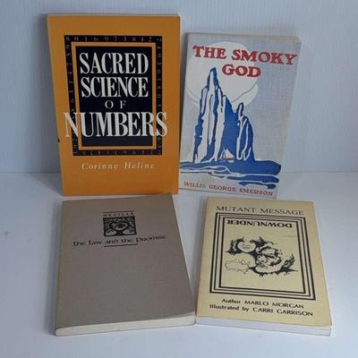 Mystical & Metaphysical Book Lot – Neville Goddard, Marlo Morgan, Corinne Heline, Willis George Emer