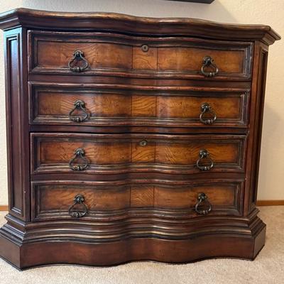 Hooker Furniture 2-Drawer Filing Cabinet – Ornate Inlay – 38” x 21” x 32”