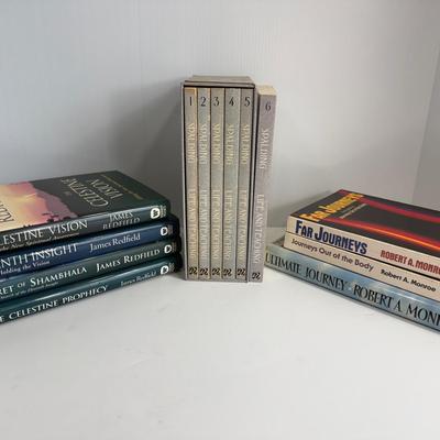 Lot of Metaphysical & Spiritual Classics – Spalding “Life and Teaching” (6 Vols), Robert Monroe OBE 