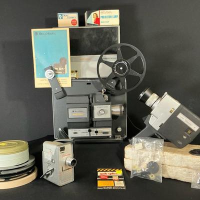 Vintage Bell & Howell Movie Camera & More