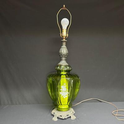 Vintage Green Lamp