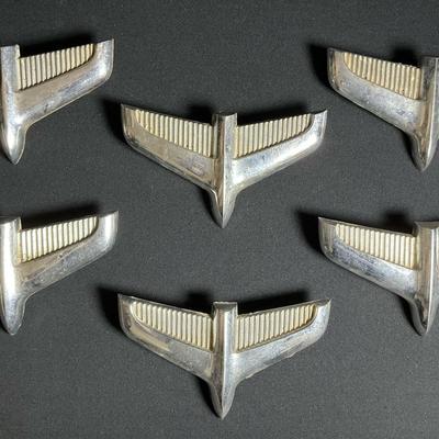 Vintage Ford Fairlane Rear Quarter Jet Emblems