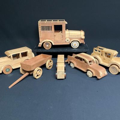 Handmade Vintage Wooden Cars 5