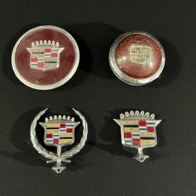 Cadillac Hood Emblems and Hubcap Emblems 