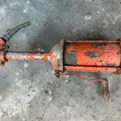 Vintage Hand Crank Barrel Or Drum Pump 