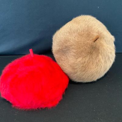 Pair of Mohair Berets