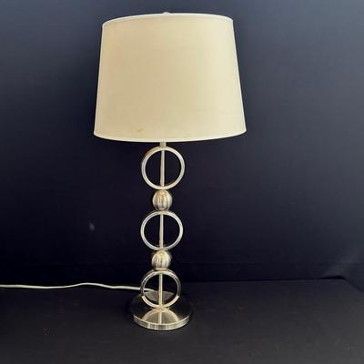 Metal Circle + Sphere Lamp
