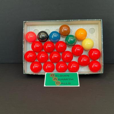 Belgian Aramith Billiard Balls