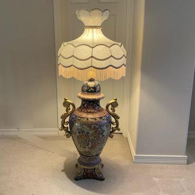 Large Asian Vase Floor Lamp #2