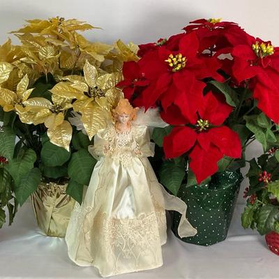 Christmas Faux Floral And Decor