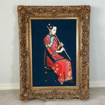 Chinese Canvas Oil Painting 
