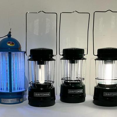 Camping Lantern & Insect Zapper Light  