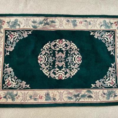 Green Wool Rug