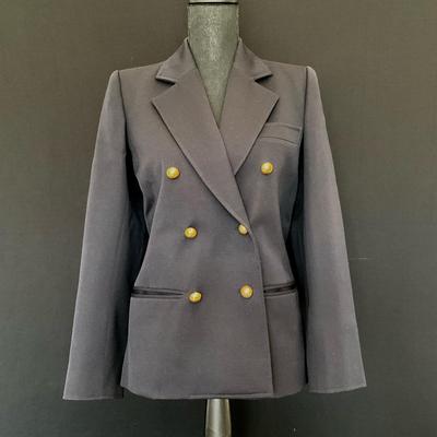 Vintage Ladies Yves Saint Laurent Navy Jacket
