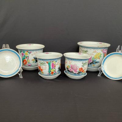 Chinese Famille Planters S
