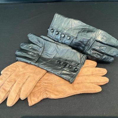 Ladies Leather Gloves