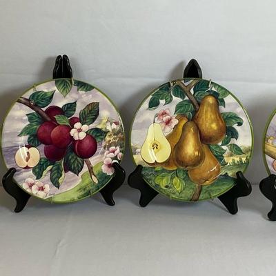 Italian Villa dEste Hand Decorated Plates