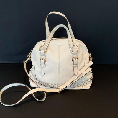Gladstone Vanilla Leather Handbag by Michael Kors