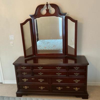 Bassett Dresser & Mirror
