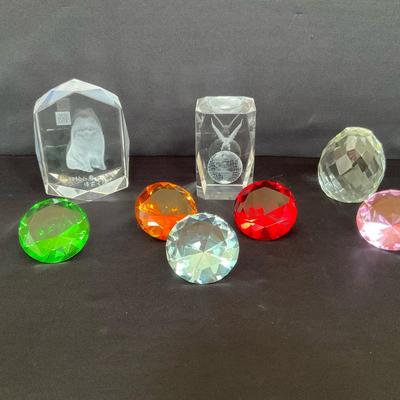 Colorful Glass Prisms 