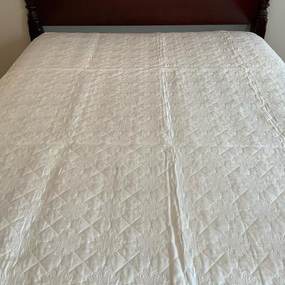 Frette Cotton King Matelasse Coverlet 