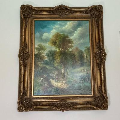 Framed Oil Painting  