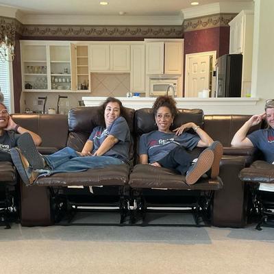 Reclining Leather Sectional